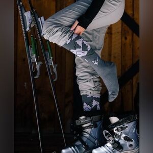 New Paka Snow Sebastian Ski / Snowboarding Socks Large Alpaca Blend